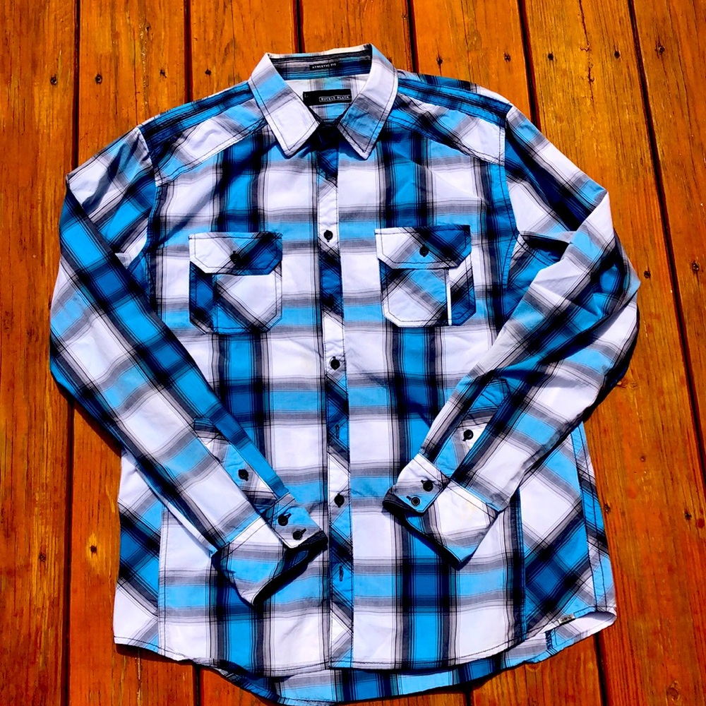 L/S Men’s “Athletic Fit” Rock n Roll Shirt